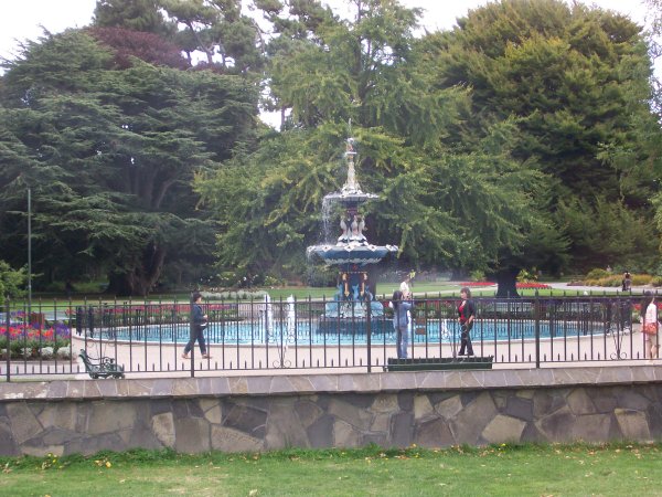 gardens and fountain