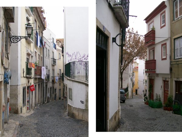 picture of Lisbon alleys