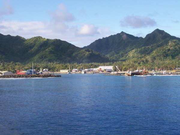 Rarotonga harbour