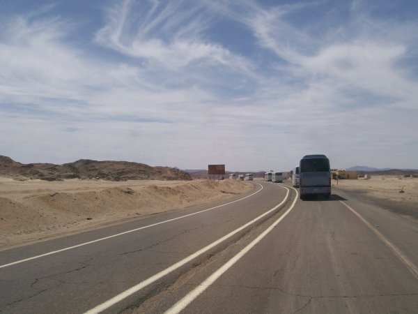 tourist coach convoy