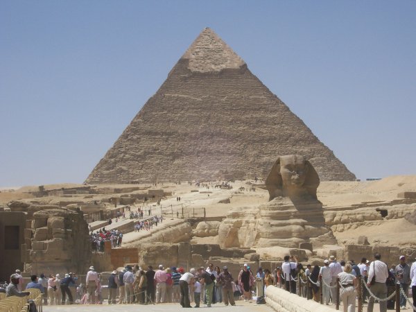 Pyramids and Sphinx