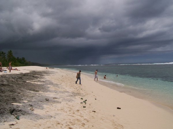 dark storm clouds
