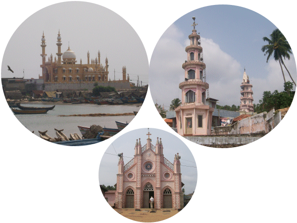 mosque and church